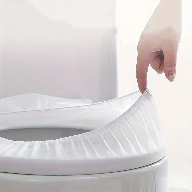 🌟 Lot de 10 Housses de Siège de Toilette Jetable – Voyagez en Toute Sécurité ! 🌟