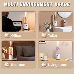 🌿 DIFFUSEUR DE PARFUM AUTOMATIQUE – MURAL & PORTABLE