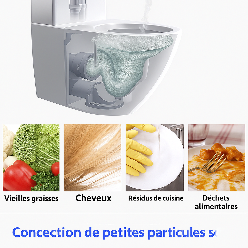 DrainPro™ Déboucheur Drain & Tuyaux – Anti-Odeurs