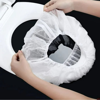 🌟 Lot de 10 Housses de Siège de Toilette Jetable – Voyagez en Toute Sécurité ! 🌟