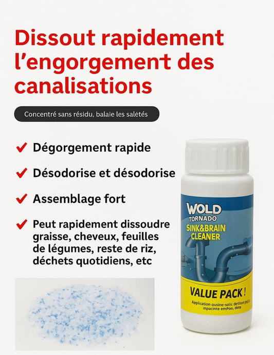 DrainPro™ Déboucheur Drain & Tuyaux – Anti-Odeurs